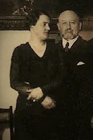 Rudolf v. Sebottendorff mit seiner Lebensgef&auml;hrtin K&auml;the Bierbaumer