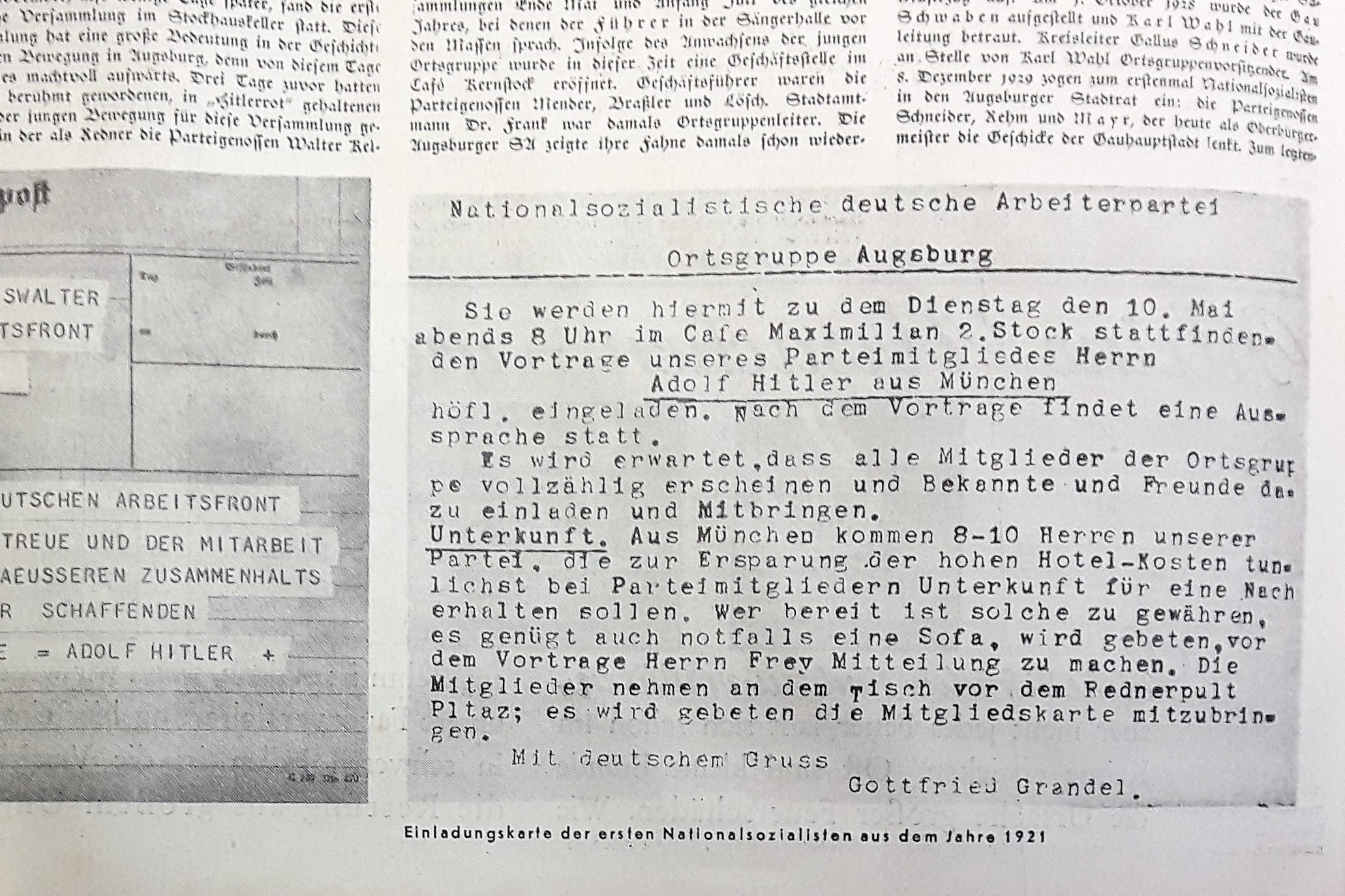 Einladung zur Versammlung