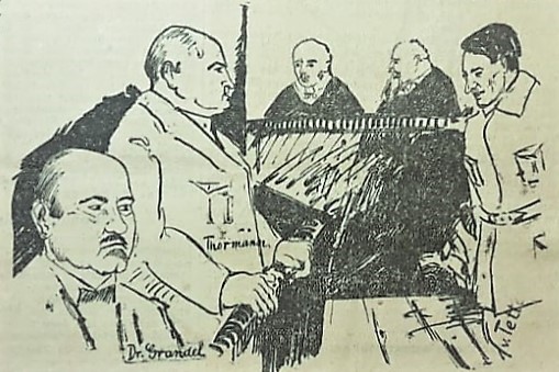  Verhandlung im gro&szlig;en Schwurgerichtssaal