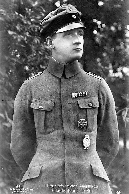 Pilot Robert Ritter von Greim